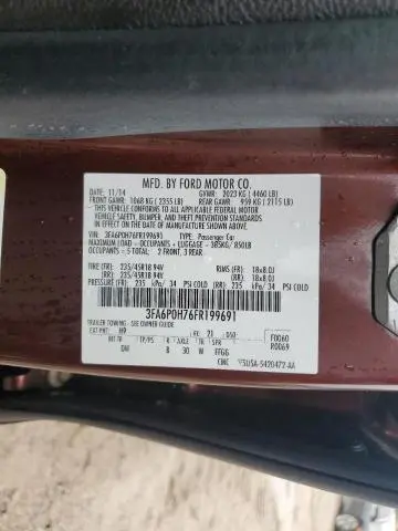 2015 FORD FUSION SE  