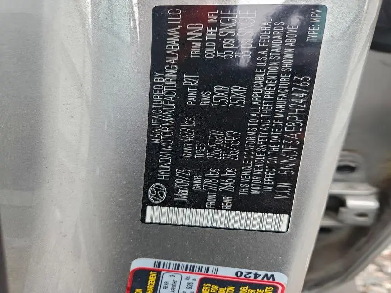 2023 HYUNDAI TUCSON SEL  