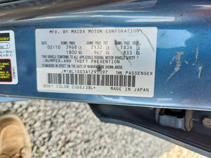 2010 MAZDA 3 I  