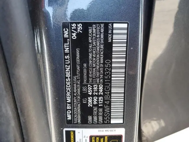 2016 MERCEDES-BENZ C 300  