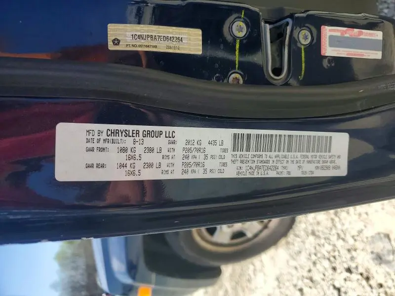 2014 JEEP PATRIOT SPORT  