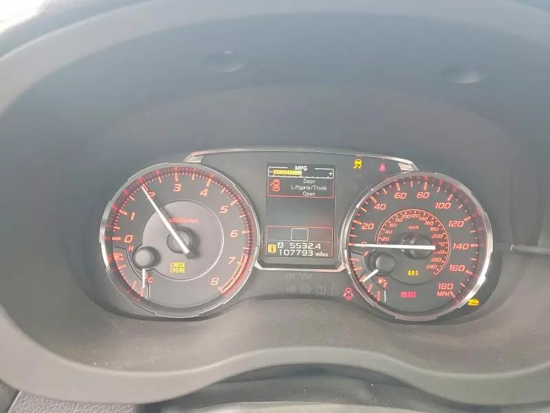 2015 SUBARU WRX   