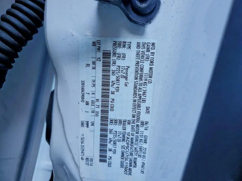 2016 FORD C-MAX PREMIUM SEL  