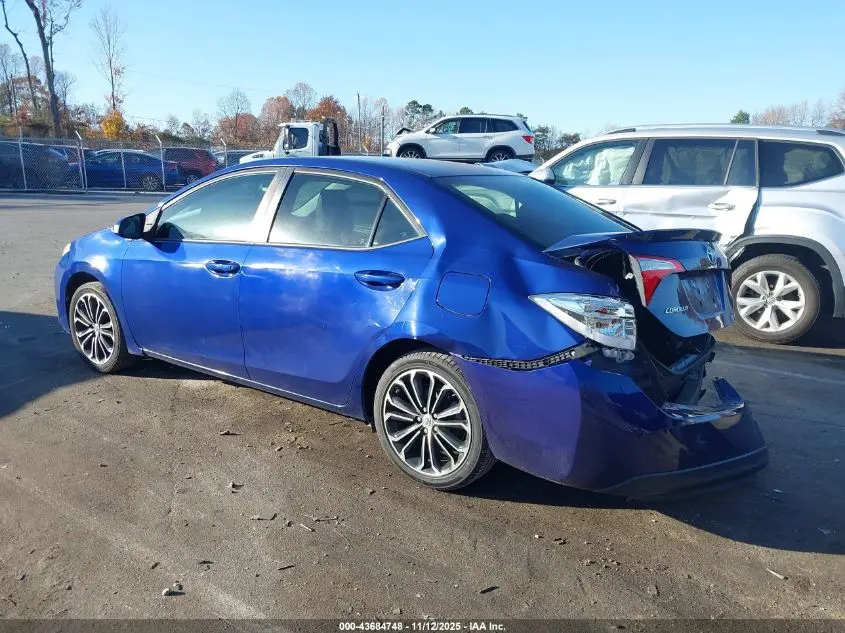 2015 TOYOTA COROLLA S PLUS