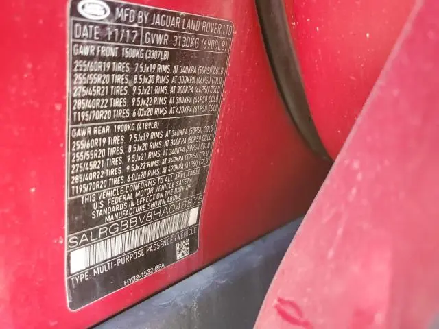 2017 LAND ROVER DISCOVERY SE  