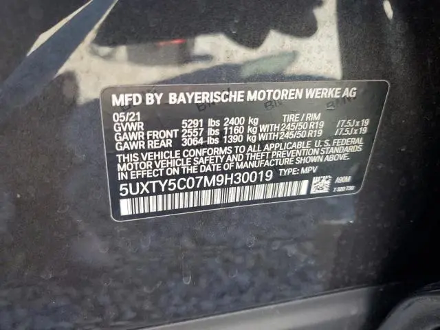 2021 BMW X3 XDRIVE30I  