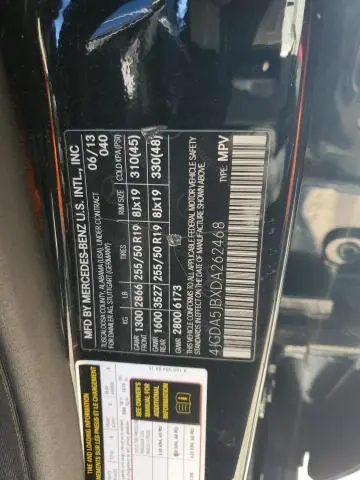 2013 MERCEDES-BENZ ML 350  