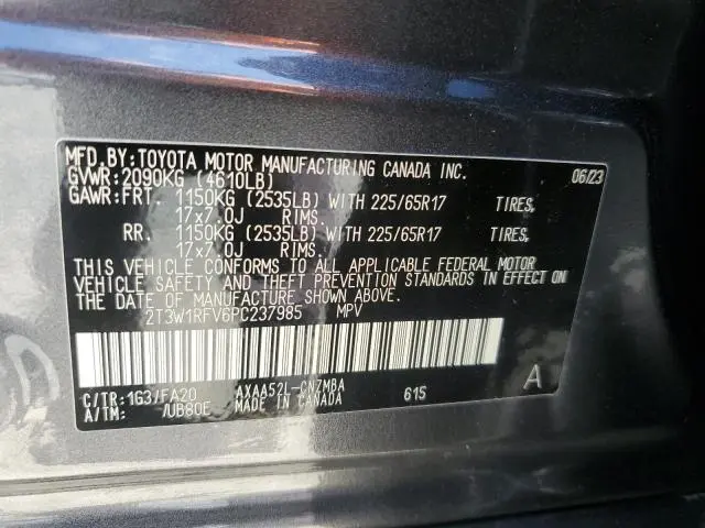 2023 TOYOTA RAV4 XLE  