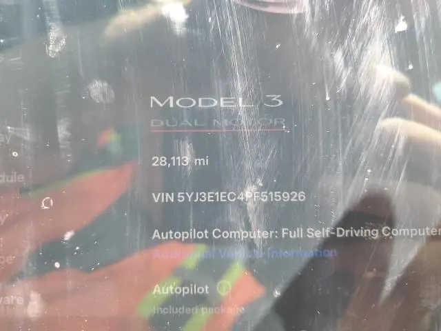 2023 TESLA MODEL 3   