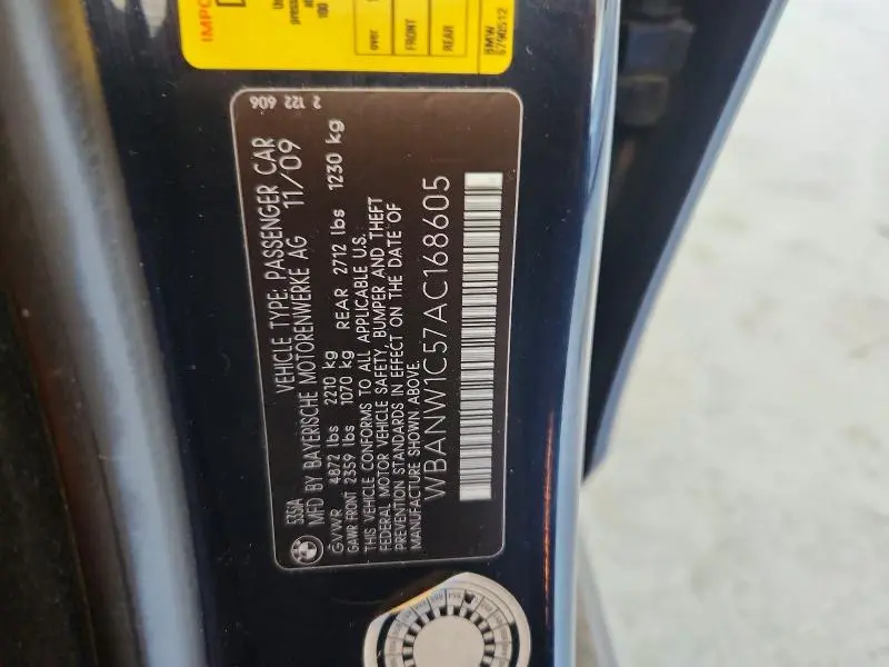 2010 BMW 535 I  