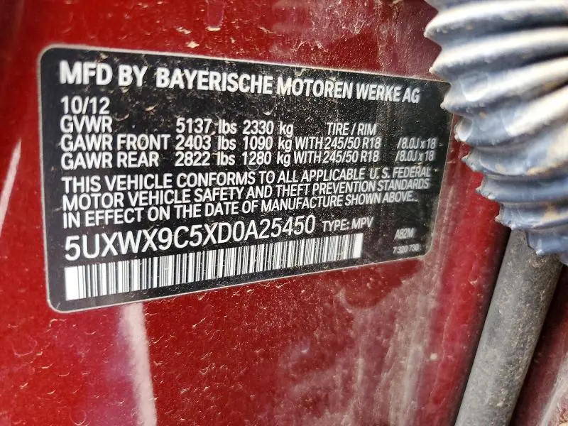 2013 BMW X3 XDRIVE28I  