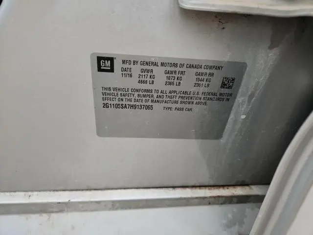 2017 CHEVROLET IMPALA LT  