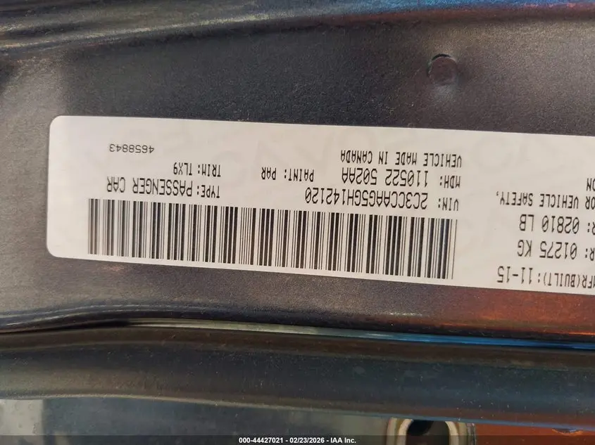 2016 CHRYSLER 300 ANNIVERSARY EDITION