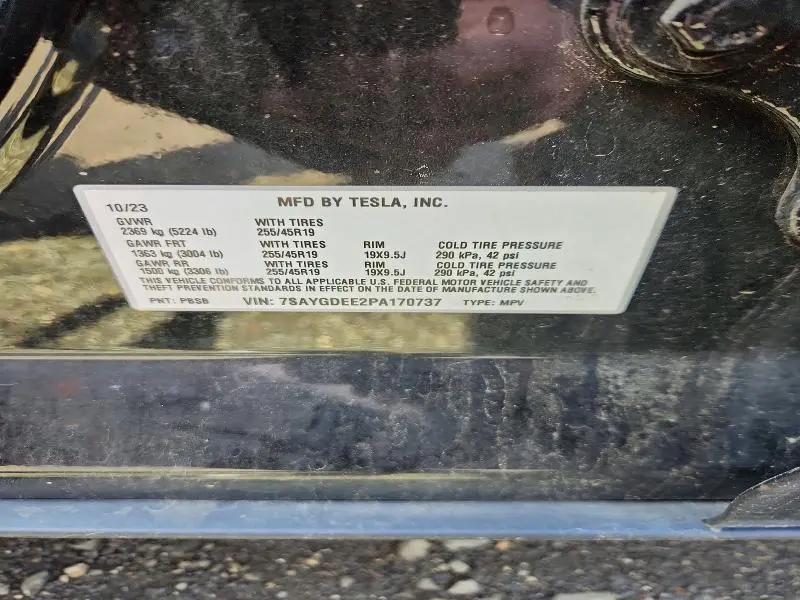 2023 TESLA MODEL Y   
