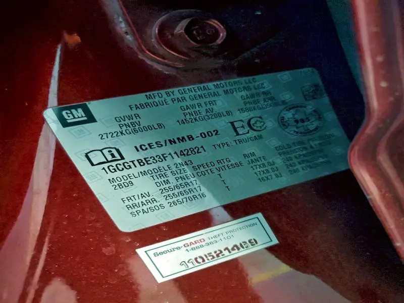 2015 CHEVROLET COLORADO LT  