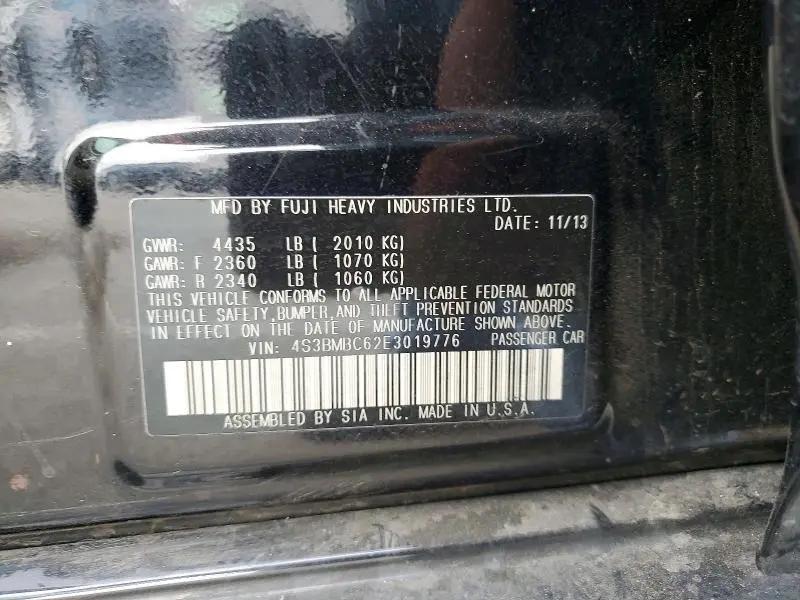 2014 SUBARU LEGACY 2.5I PREMIUM  