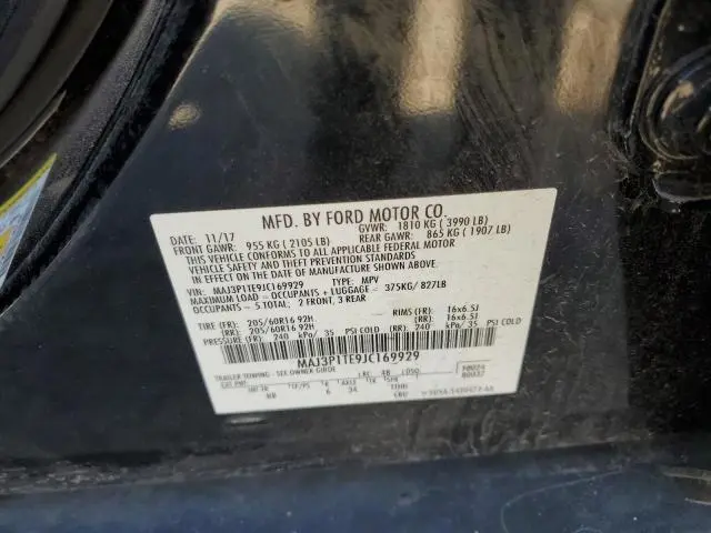 2018 FORD ECOSPORT SE  