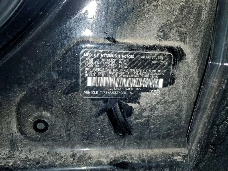 2024 MITSUBISHI MIRAGE ES  