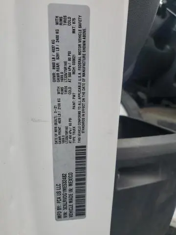 2021 RAM PROMASTER 2500 2500 HIGH  