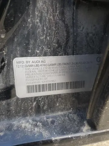 2013 AUDI A4 PREMIUM