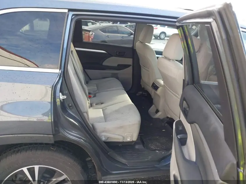 2019 TOYOTA HIGHLANDER LE