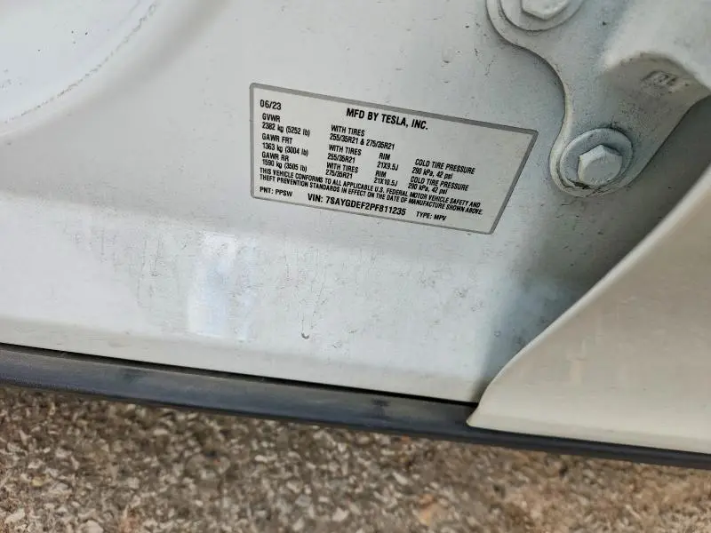 2023 TESLA MODEL Y   