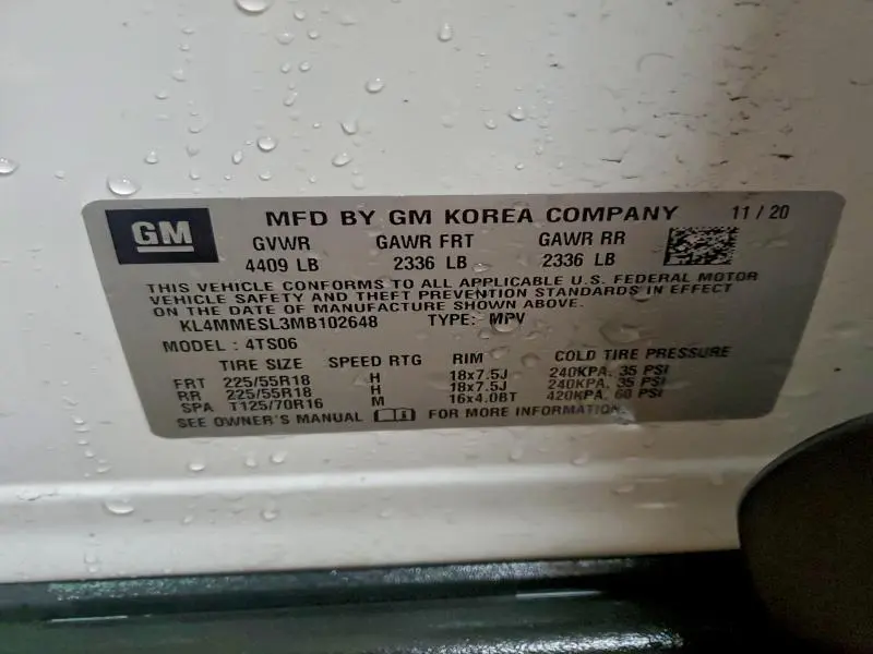 2021 BUICK ENCORE GX SELECT  