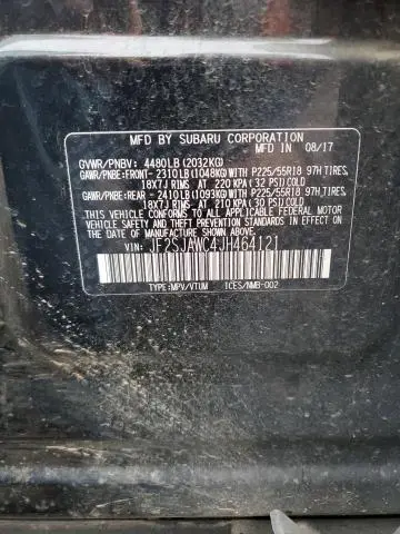 2018 SUBARU FORESTER 2.5I TOURING  