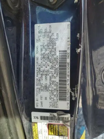 2013 TOYOTA TACOMA ACCESS CAB  