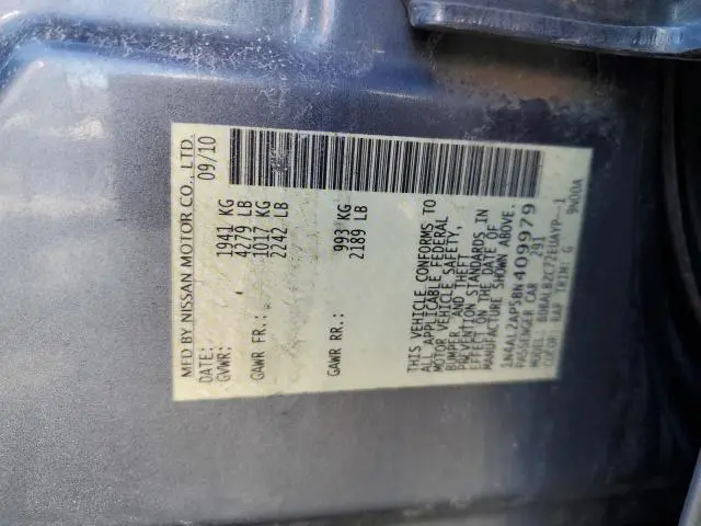 2011 NISSAN ALTIMA BASE  