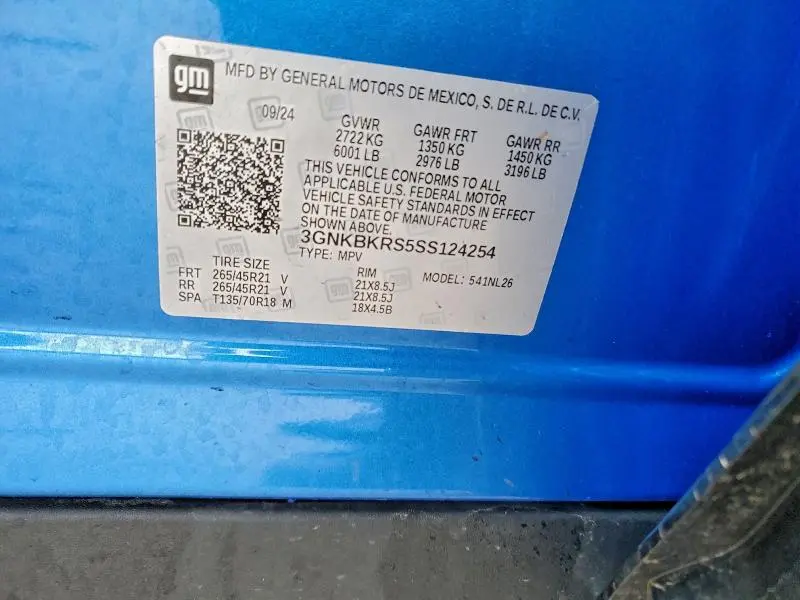 2025 CHEVROLET BLAZER RS  