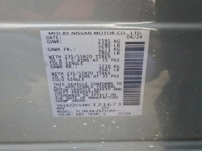 2024 NISSAN MURANO SL  