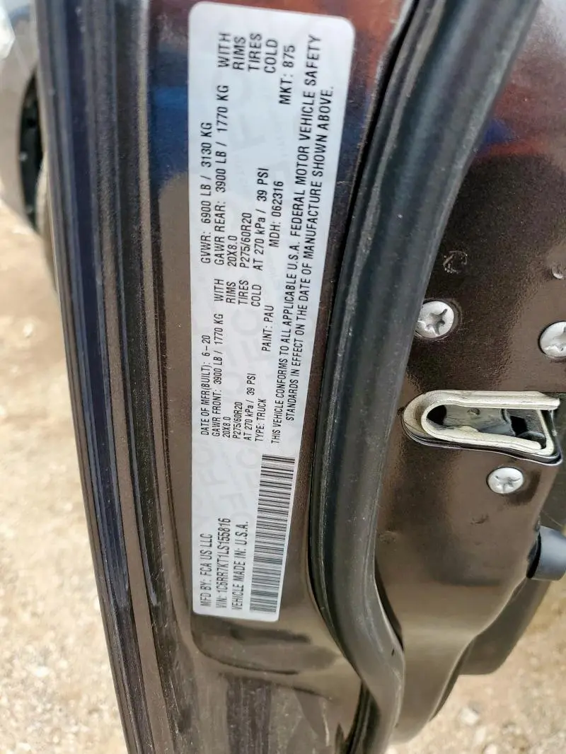 2020 RAM 1500 CLASSIC TRADESMAN  