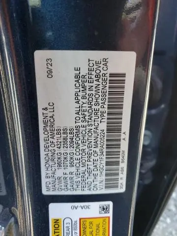 2024 HONDA ACCORD EX  