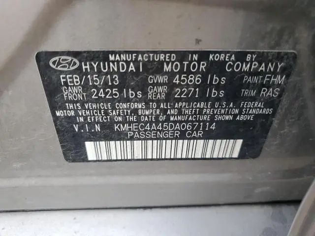 2013 HYUNDAI SONATA HYBRID  