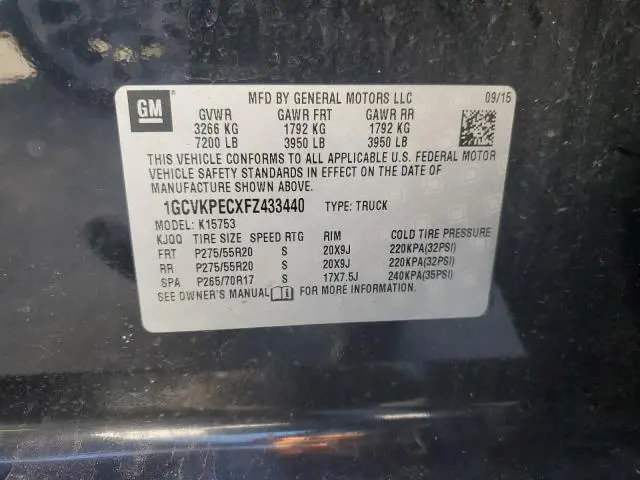 2015 CHEVROLET SILVERADO K1500  