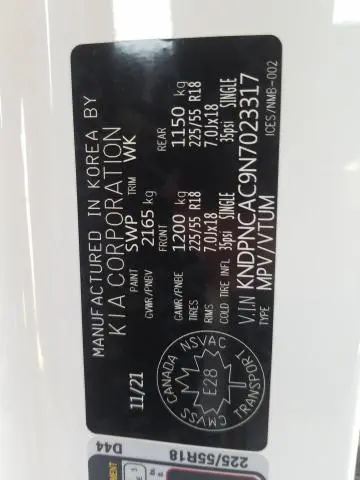 2022 KIA SPORTAGE EX  