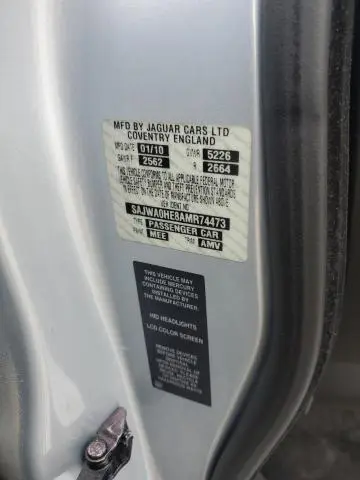 2010 JAGUAR XF SUPERCHARGED  