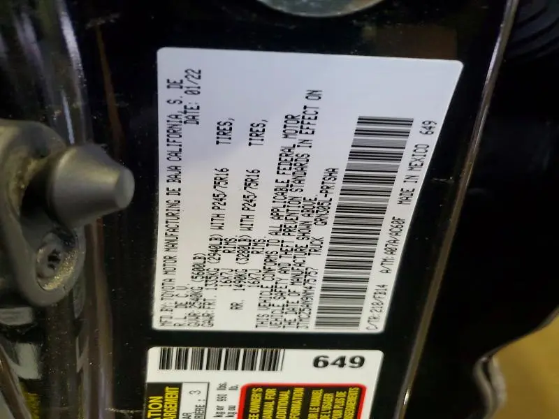 2022 TOYOTA TACOMA DOUBLE CAB  