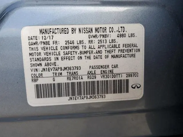 2018 INFINITI Q50 LUXE  