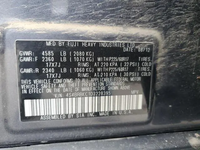 2013 SUBARU OUTBACK 2.5I LIMITED
