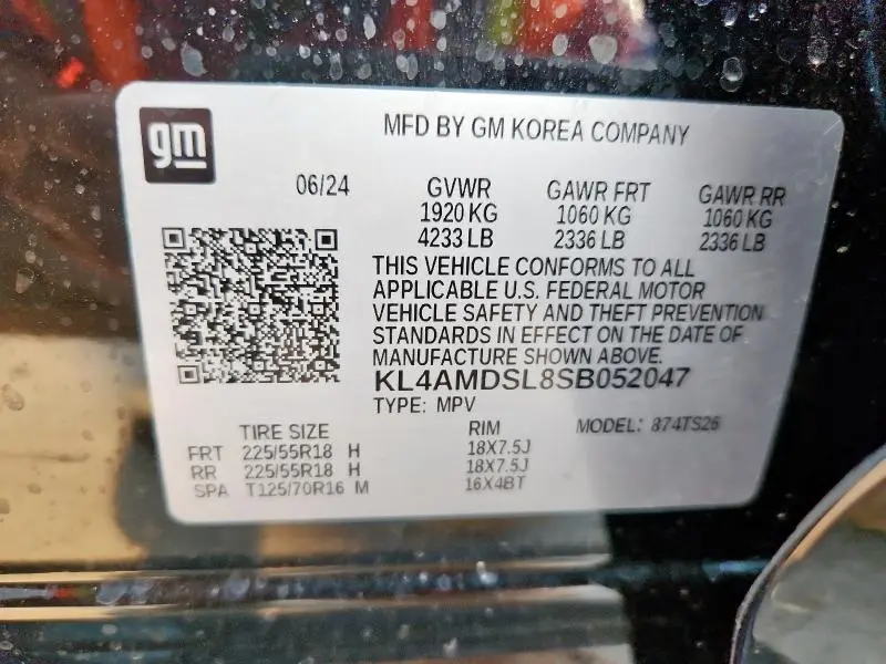 2025 BUICK ENCORE GX SPORT TOURING  