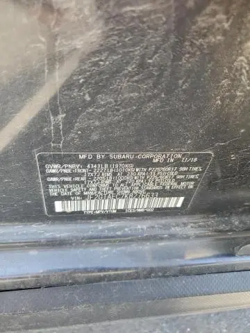 2019 SUBARU CROSSTREK PREMIUM  