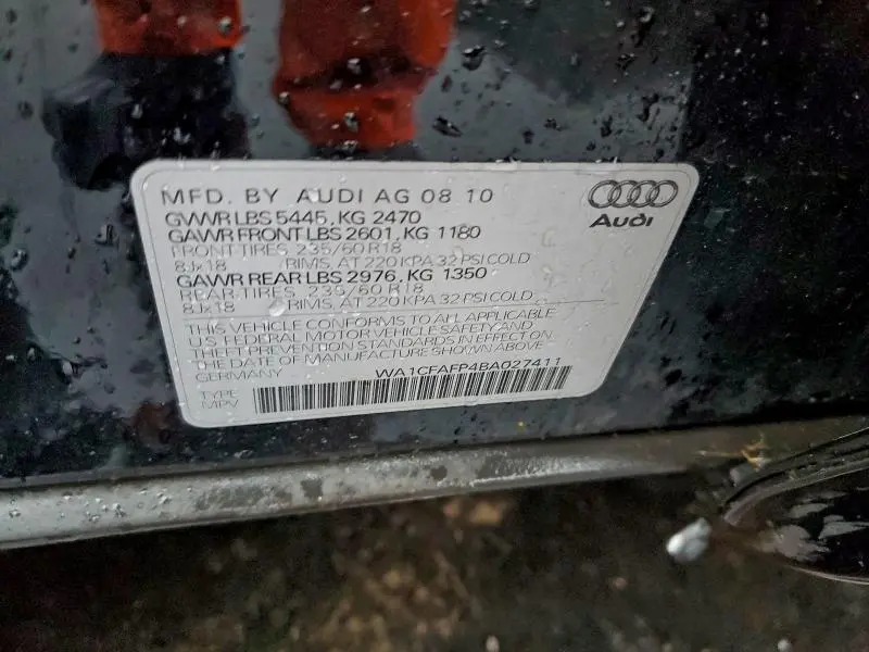 2011 AUDI Q5 PREMIUM  