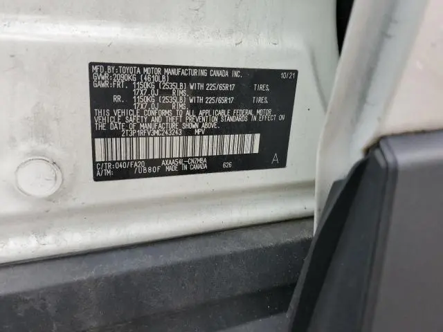 2021 TOYOTA RAV4 XLE  