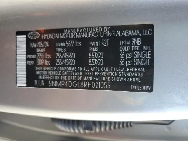 2024 HYUNDAI SANTA FE LIMITED  