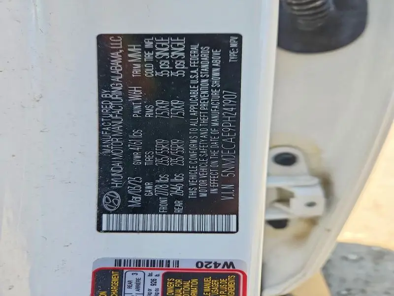 2023 HYUNDAI TUCSON LIMITED  