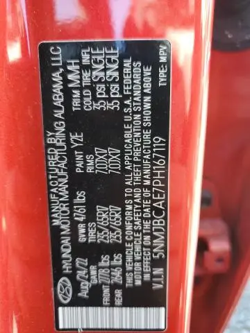 2023 HYUNDAI TUCSON SEL  