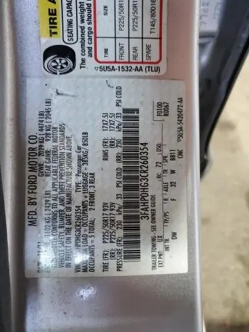 2012 FORD FUSION SE  