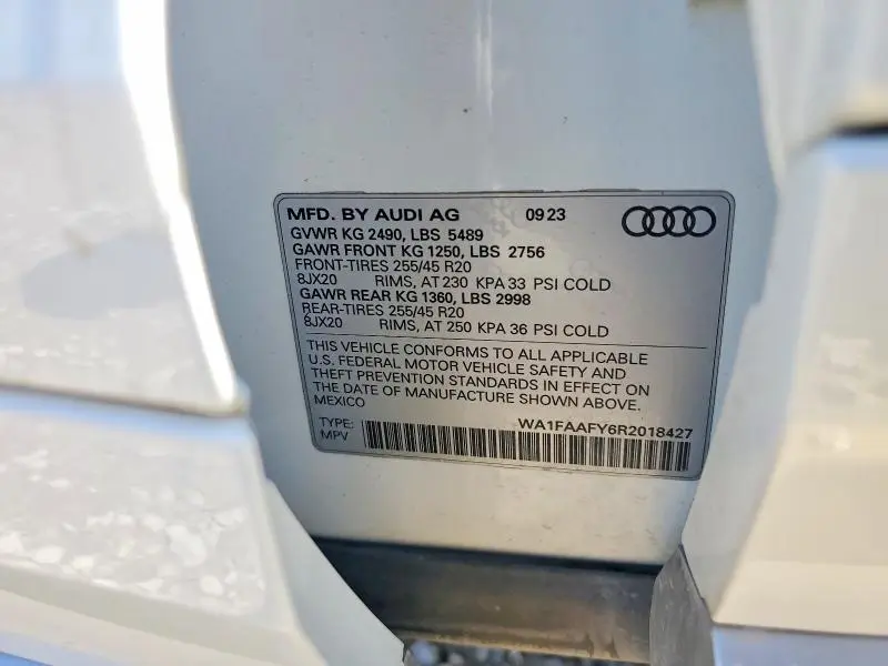 2024 AUDI Q5 PRESTIGE 45  